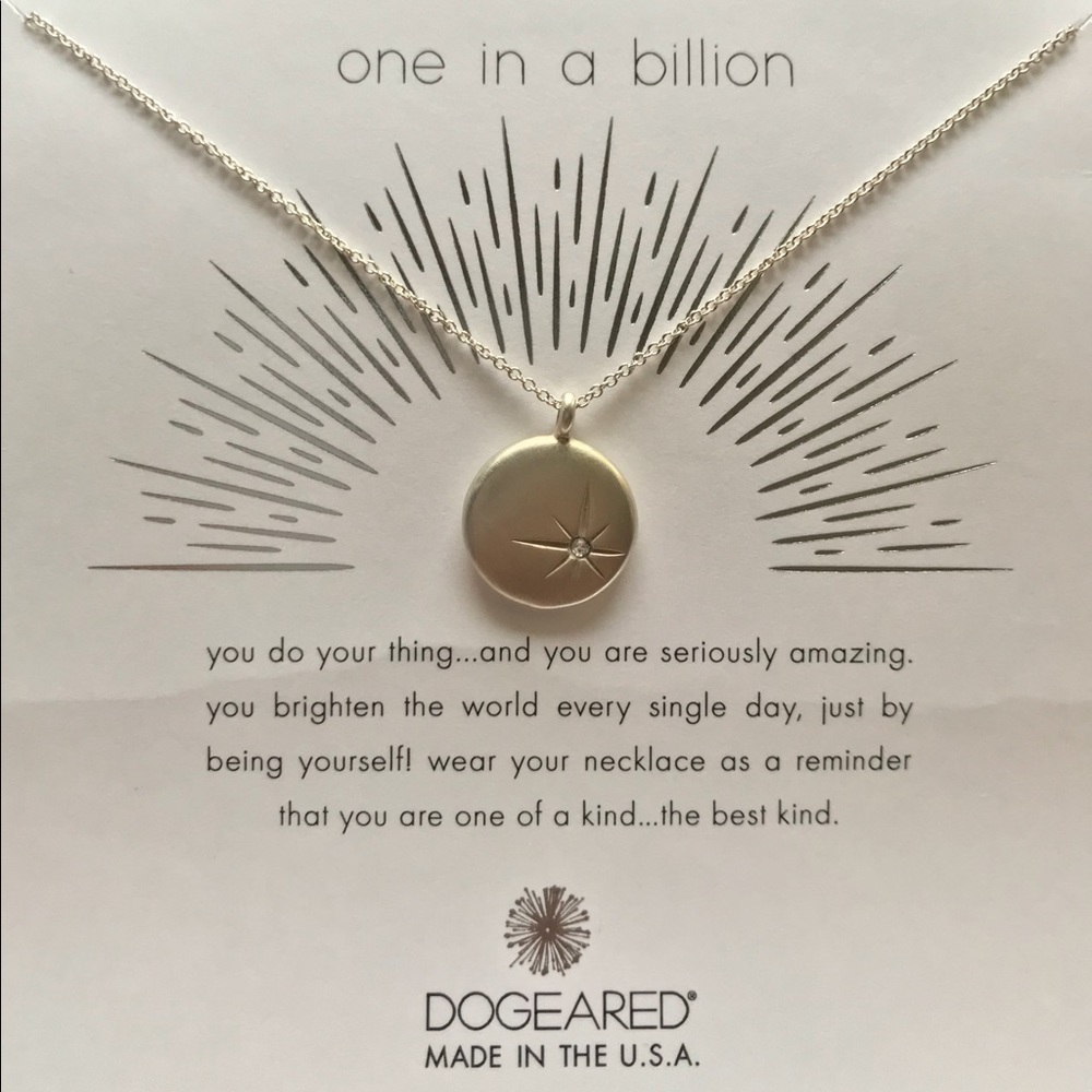 Dogeared One in a Billion Sparkle Star Necklace